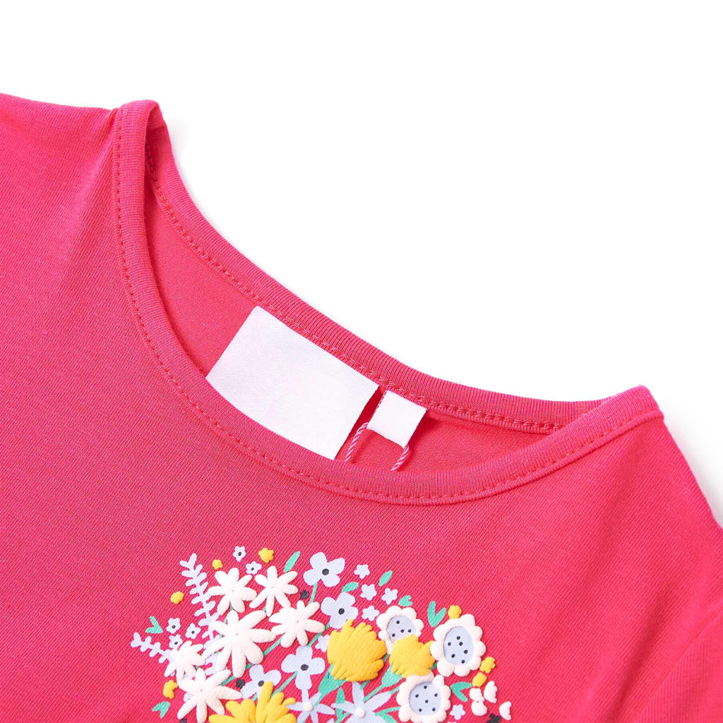 Tricou de copii, roz aprins, 116 GartenMobel Dekor