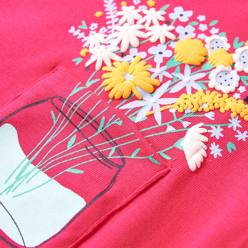 Tricou de copii, roz aprins, 92 GartenMobel Dekor