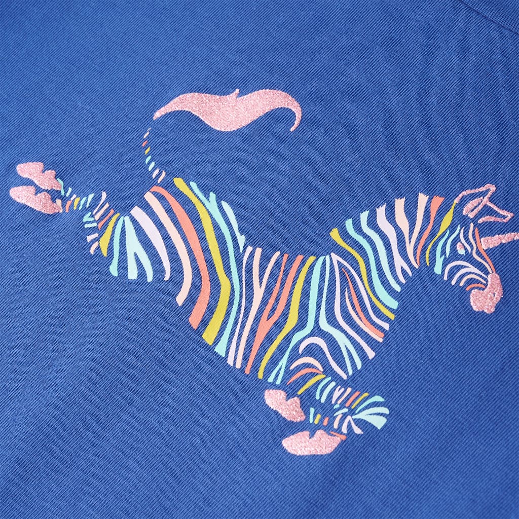 Tricou pentru copii, albastru cobalt, 140 GartenMobel Dekor