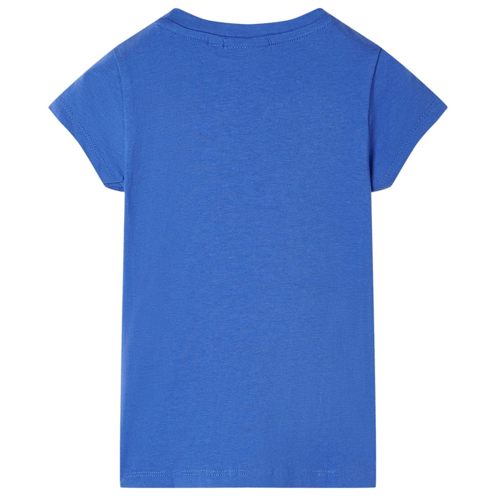 Tricou pentru copii, albastru cobalt, 92 GartenMobel Dekor