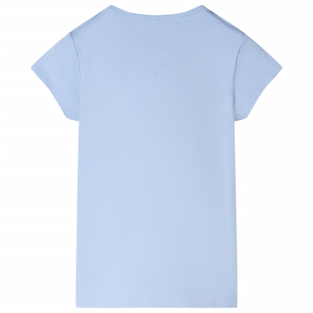 Tricou pentru copii, albastru deschis, 104 GartenMobel Dekor