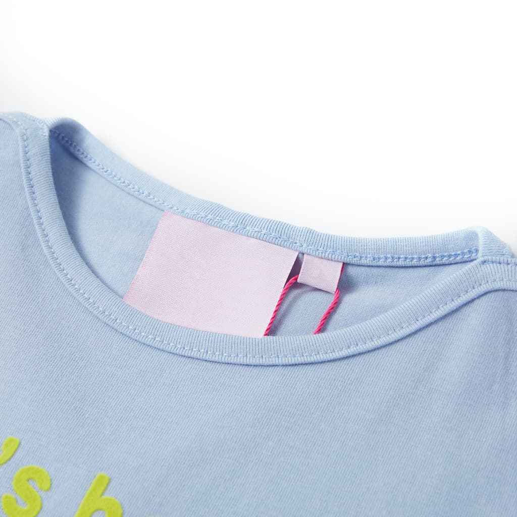 Tricou pentru copii, albastru deschis, 116 GartenMobel Dekor