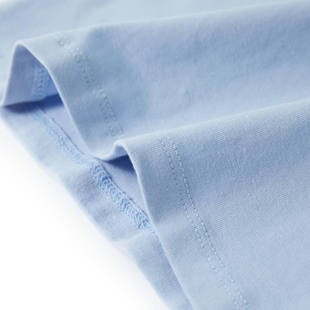 Tricou pentru copii, albastru deschis, 140 GartenMobel Dekor