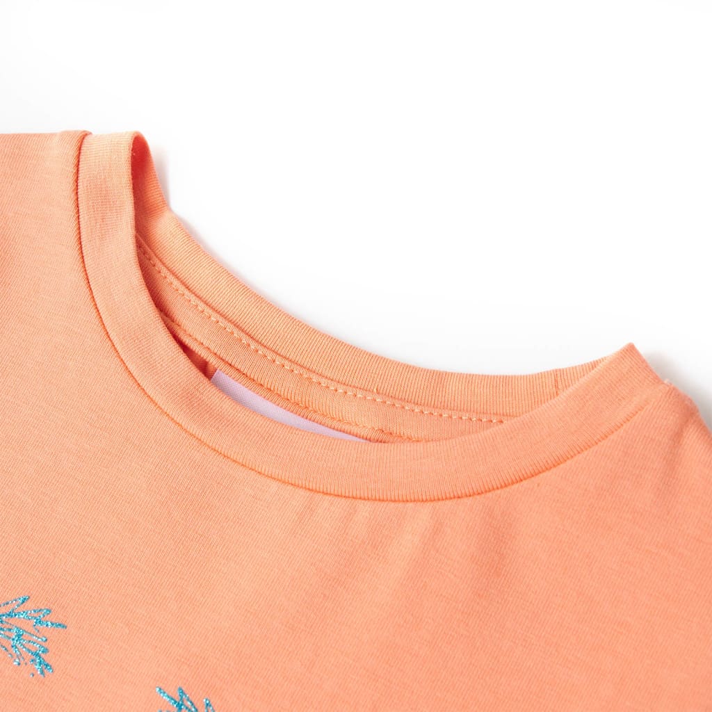 Tricou pentru copii, piersică, 116 GartenMobel Dekor