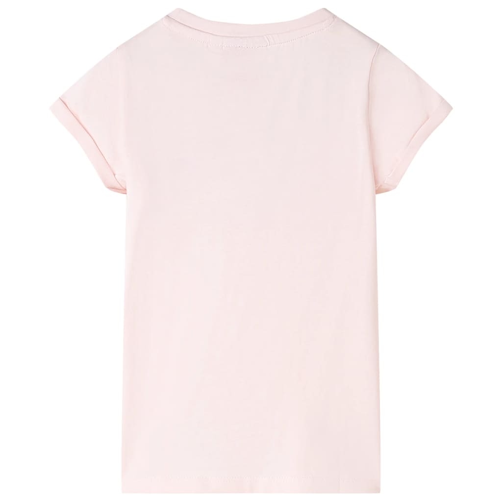 Tricou pentru copii, roz deschis, 116 GartenMobel Dekor
