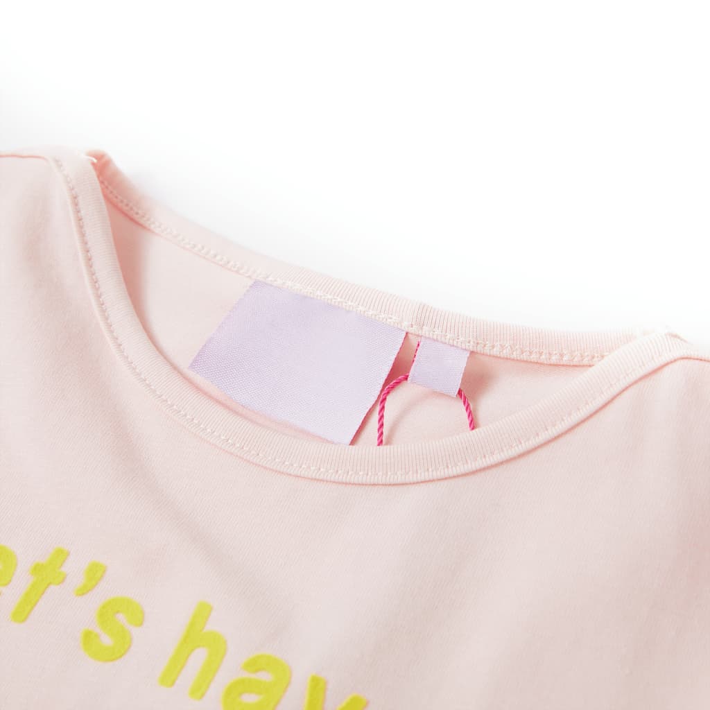 Tricou pentru copii, roz pal, 104 GartenMobel Dekor