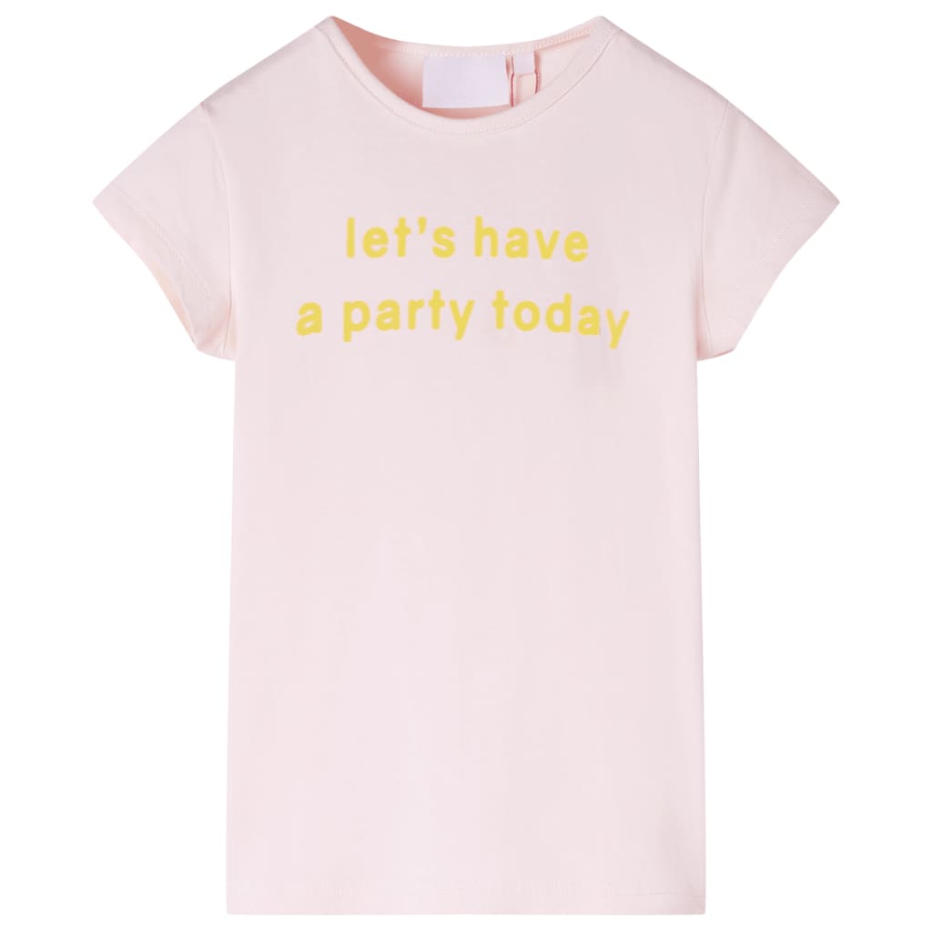 Tricou pentru copii, roz pal, 116 GartenMobel Dekor