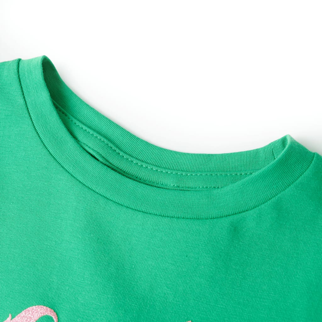 Tricou pentru copii, verde, 104 GartenMobel Dekor