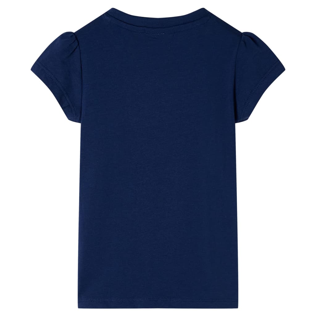 Tricou pentru copii, bleumarin, 116 GartenMobel Dekor
