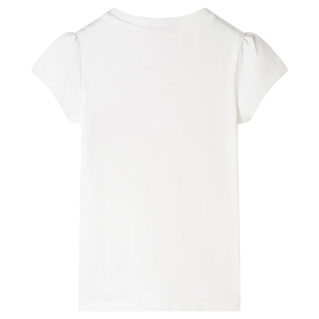 Tricou pentru copii, ecru, 104 GartenMobel Dekor