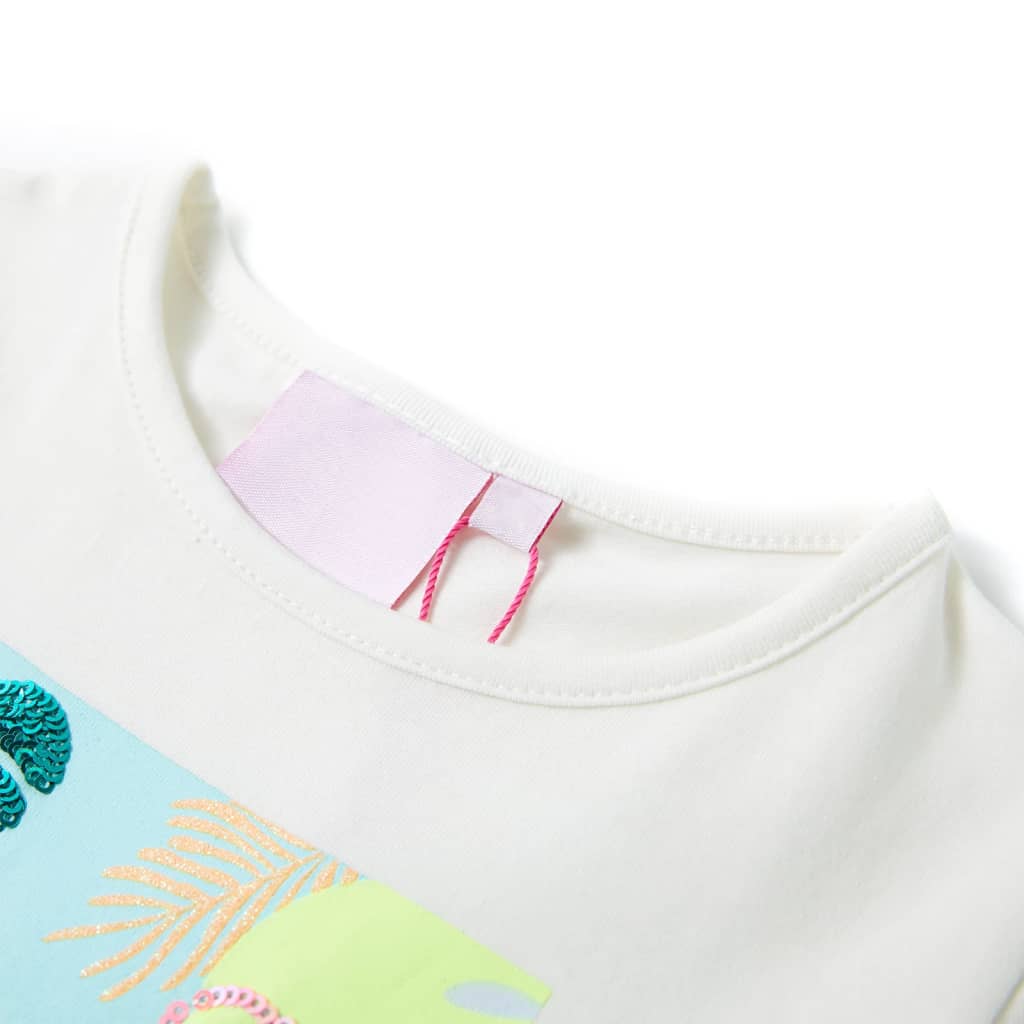Tricou pentru copii, ecru, 104 GartenMobel Dekor