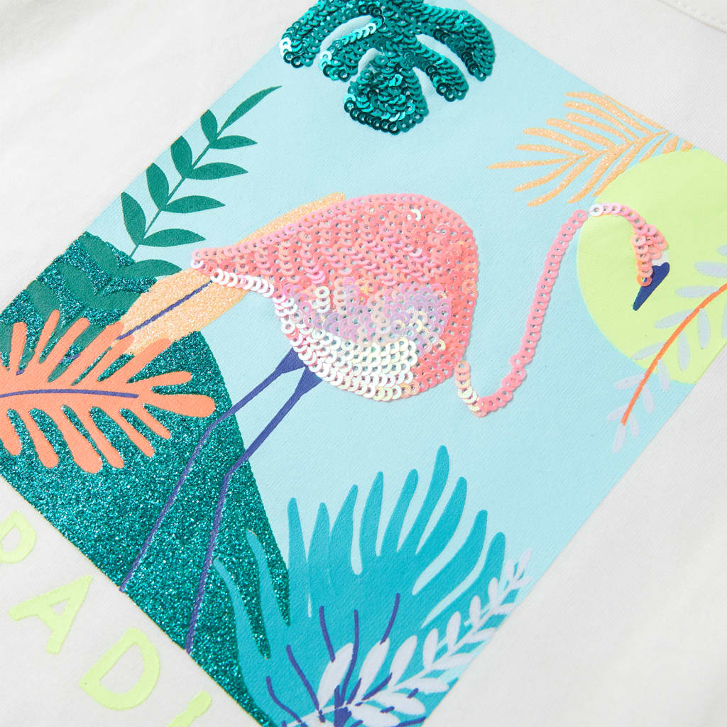 Tricou pentru copii, ecru, 104 GartenMobel Dekor