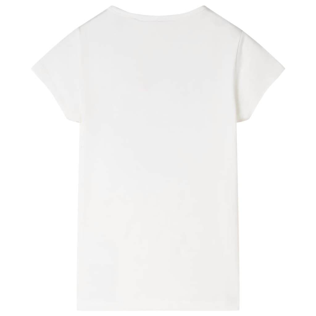 Tricou pentru copii, ecru, 104 GartenMobel Dekor