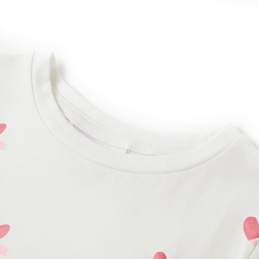 Tricou pentru copii, ecru, 116 GartenMobel Dekor
