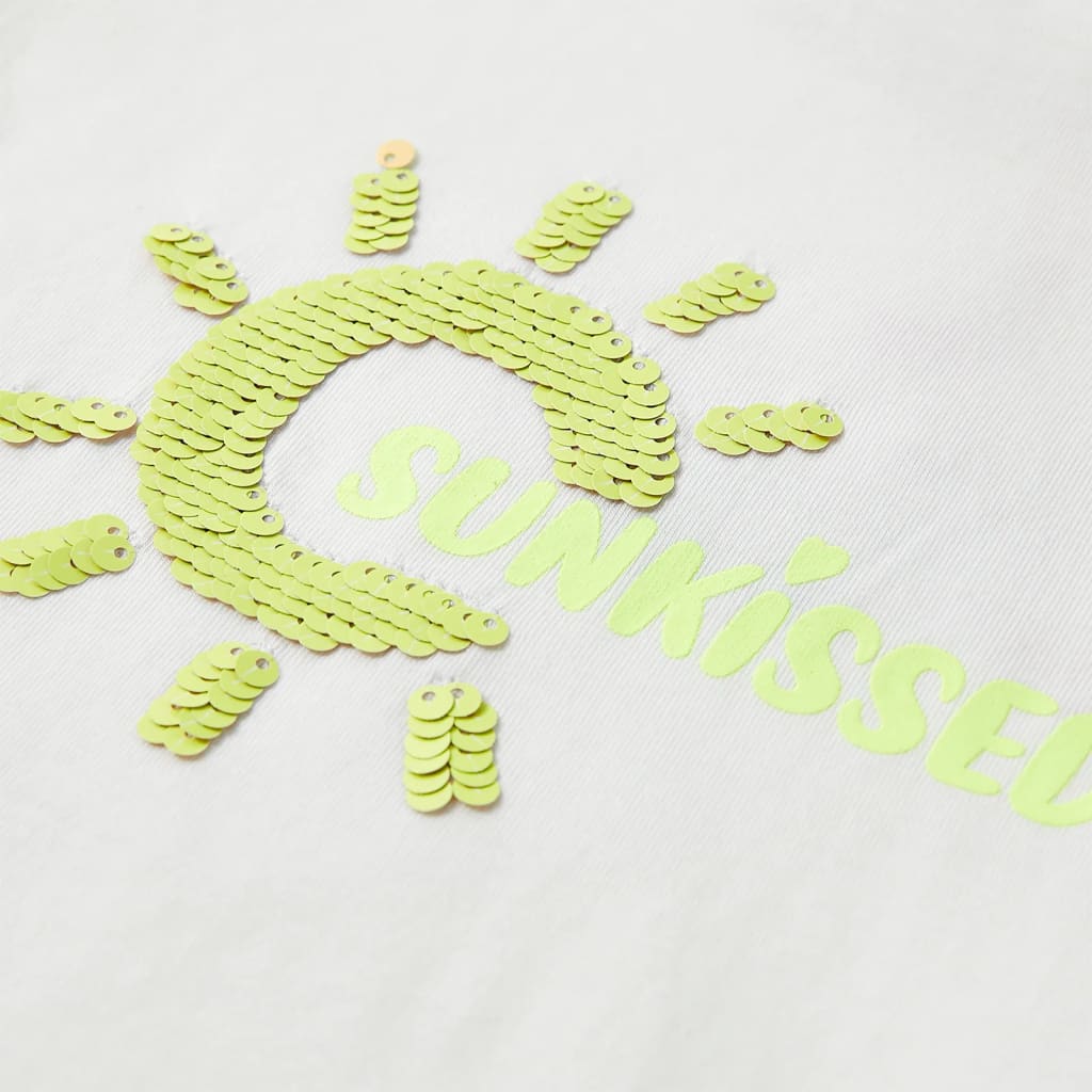Tricou pentru copii, ecru, 140 GartenMobel Dekor