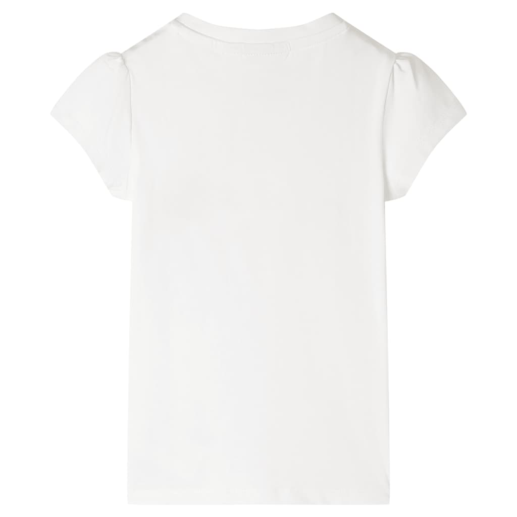 Tricou pentru copii, ecru, 92 GartenMobel Dekor
