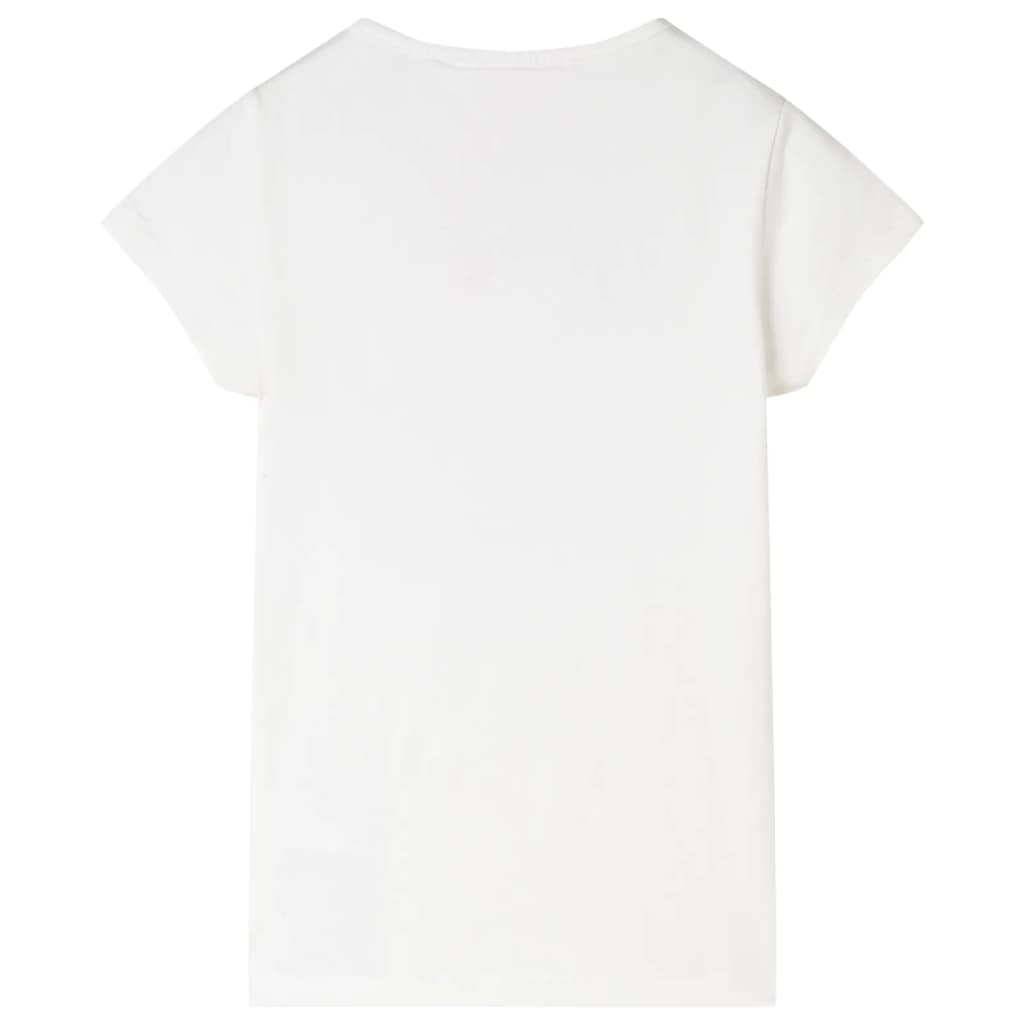 Tricou pentru copii, ecru, 92 GartenMobel Dekor