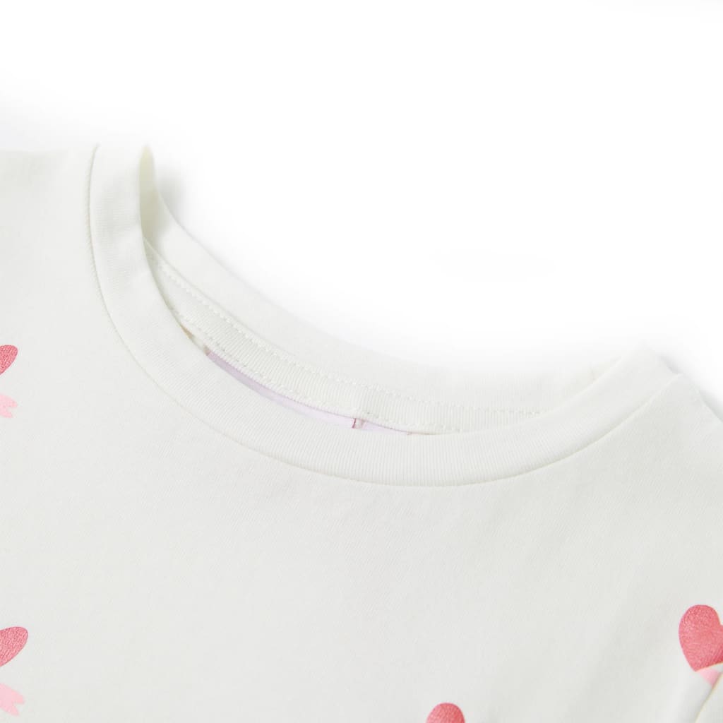 Tricou pentru copii, ecru, 92 GartenMobel Dekor