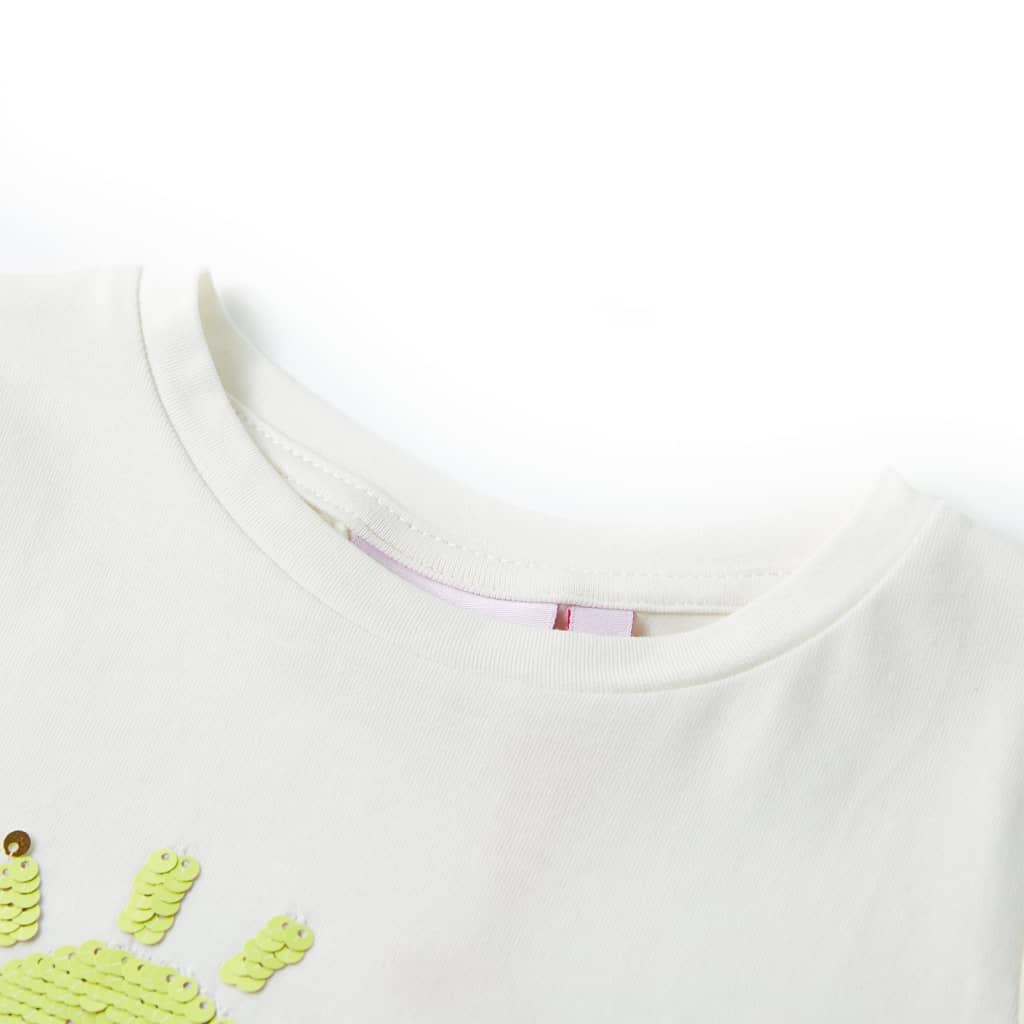 Tricou pentru copii, ecru, 92 GartenMobel Dekor