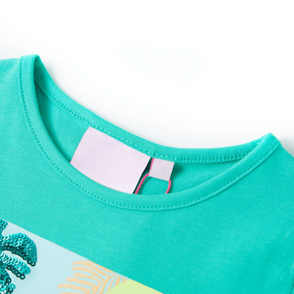 Tricou pentru copii, verde mentă, 104 GartenMobel Dekor