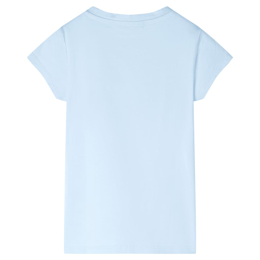 Tricou pentru copii, albastru pal, 116 GartenMobel Dekor