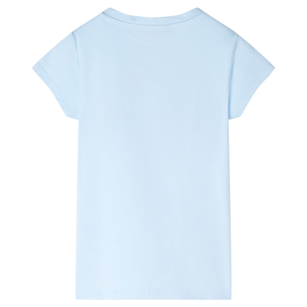 Tricou pentru copii, albastru pal, 140 GartenMobel Dekor