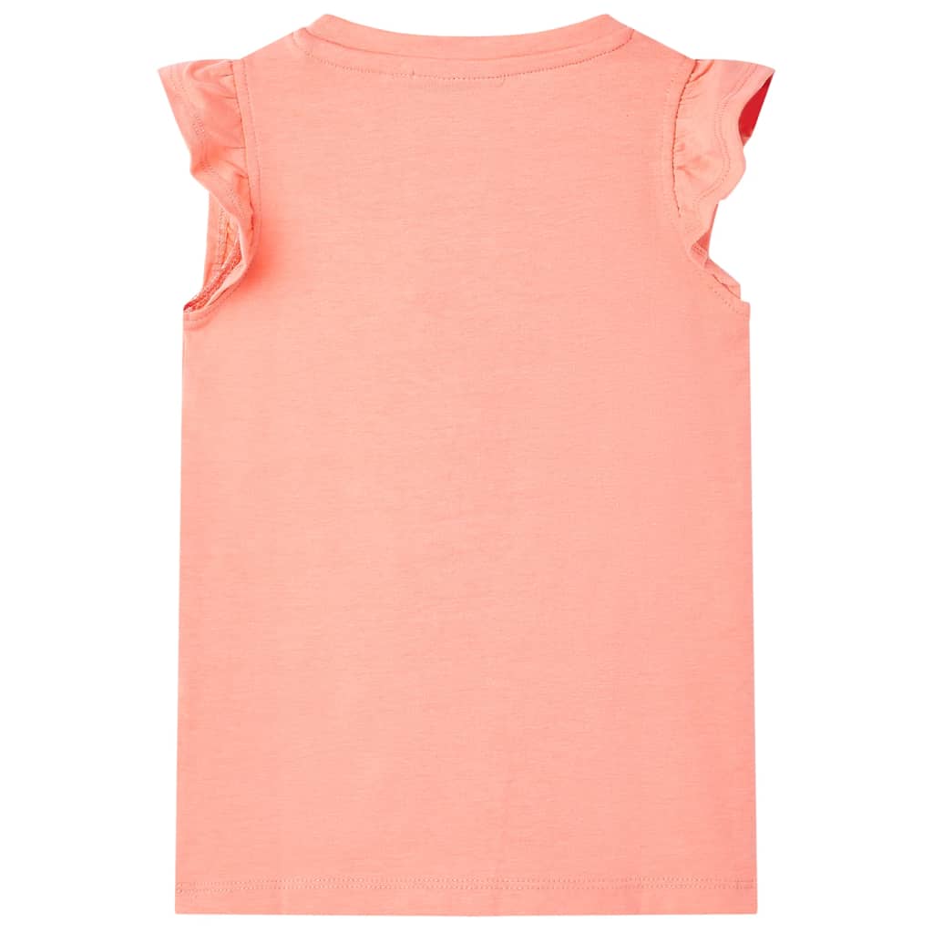 Tricou pentru copii, corai neon, 140 GartenMobel Dekor