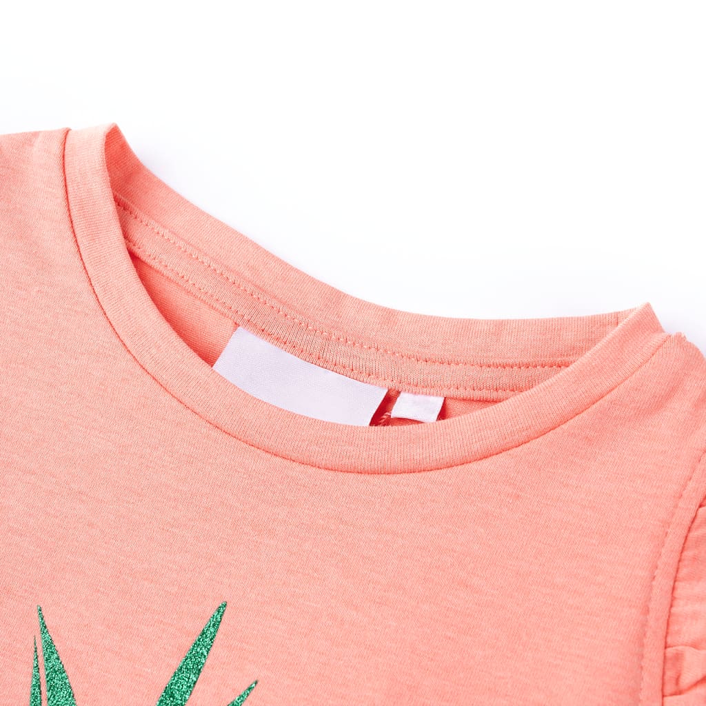Tricou pentru copii, corai neon, 140 GartenMobel Dekor