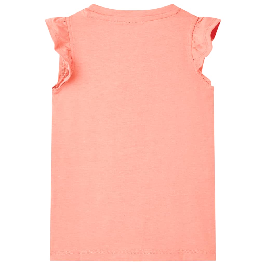 Tricou pentru copii, corai neon, 92 GartenMobel Dekor