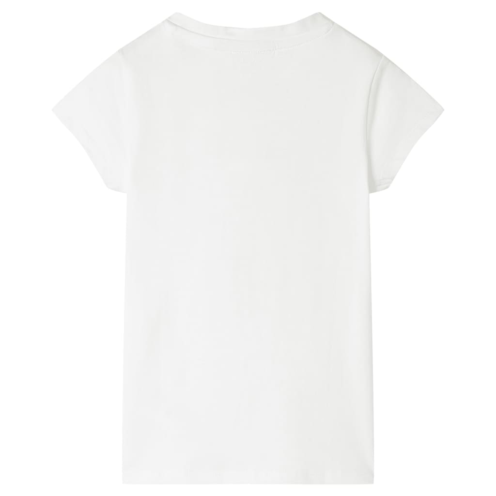 Tricou pentru copii, ecru, 104 GartenMobel Dekor