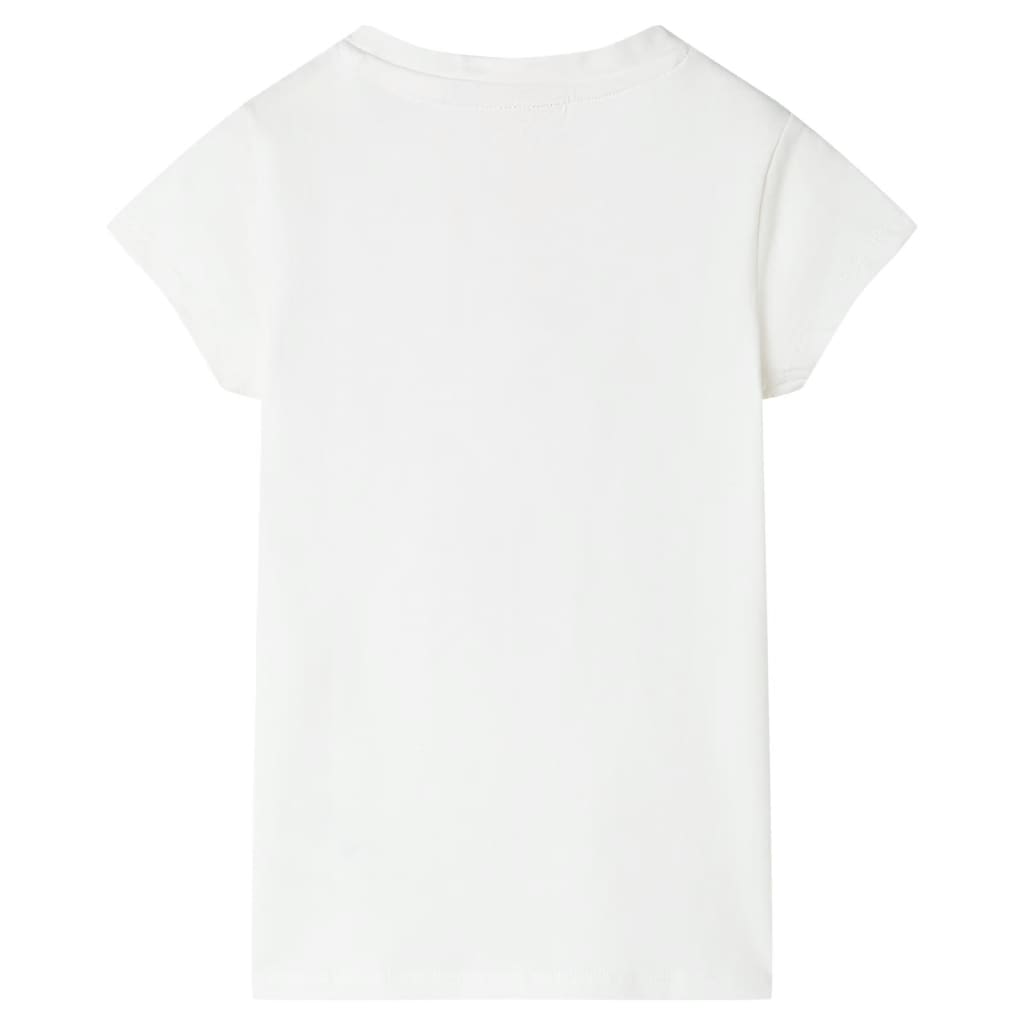 Tricou pentru copii, ecru, 116 GartenMobel Dekor