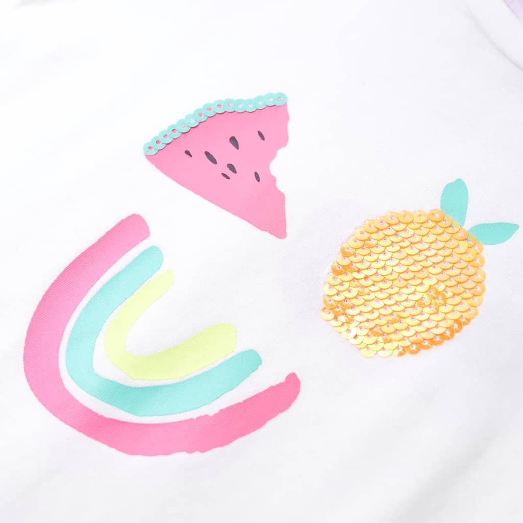Tricou pentru copii, ecru, 128 GartenMobel Dekor