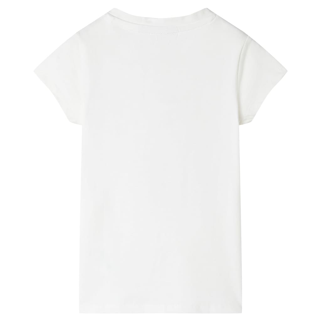 Tricou pentru copii, ecru, 128 GartenMobel Dekor