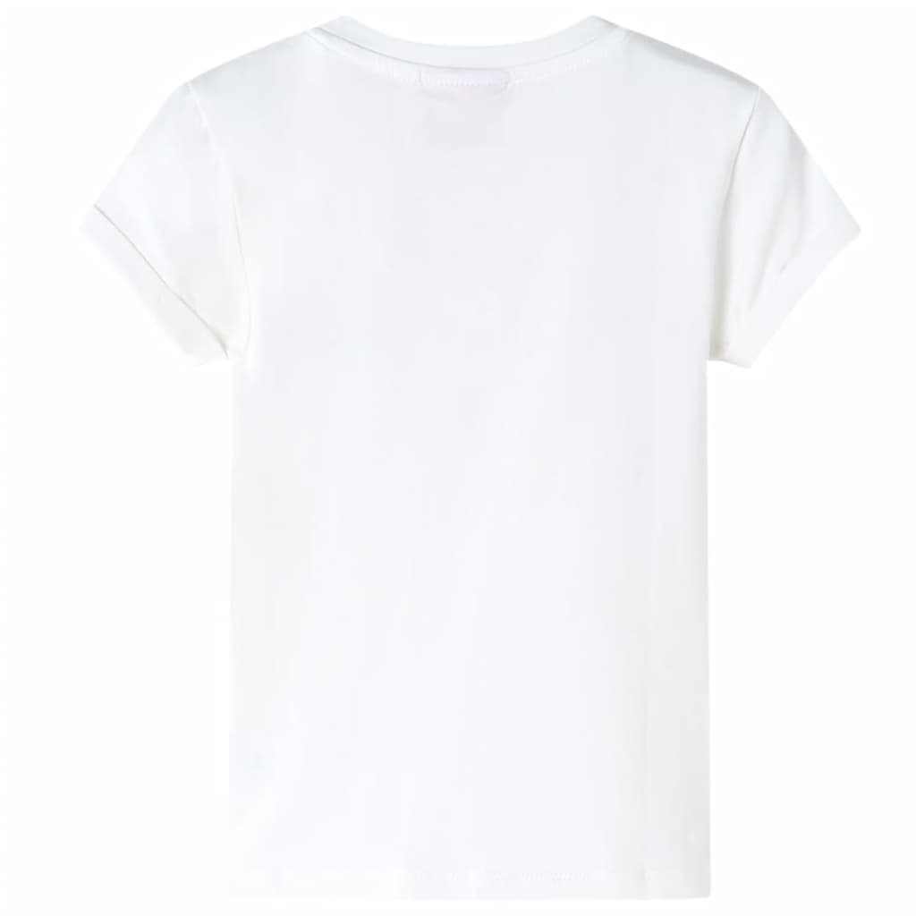 Tricou pentru copii, ecru, 128 GartenMobel Dekor