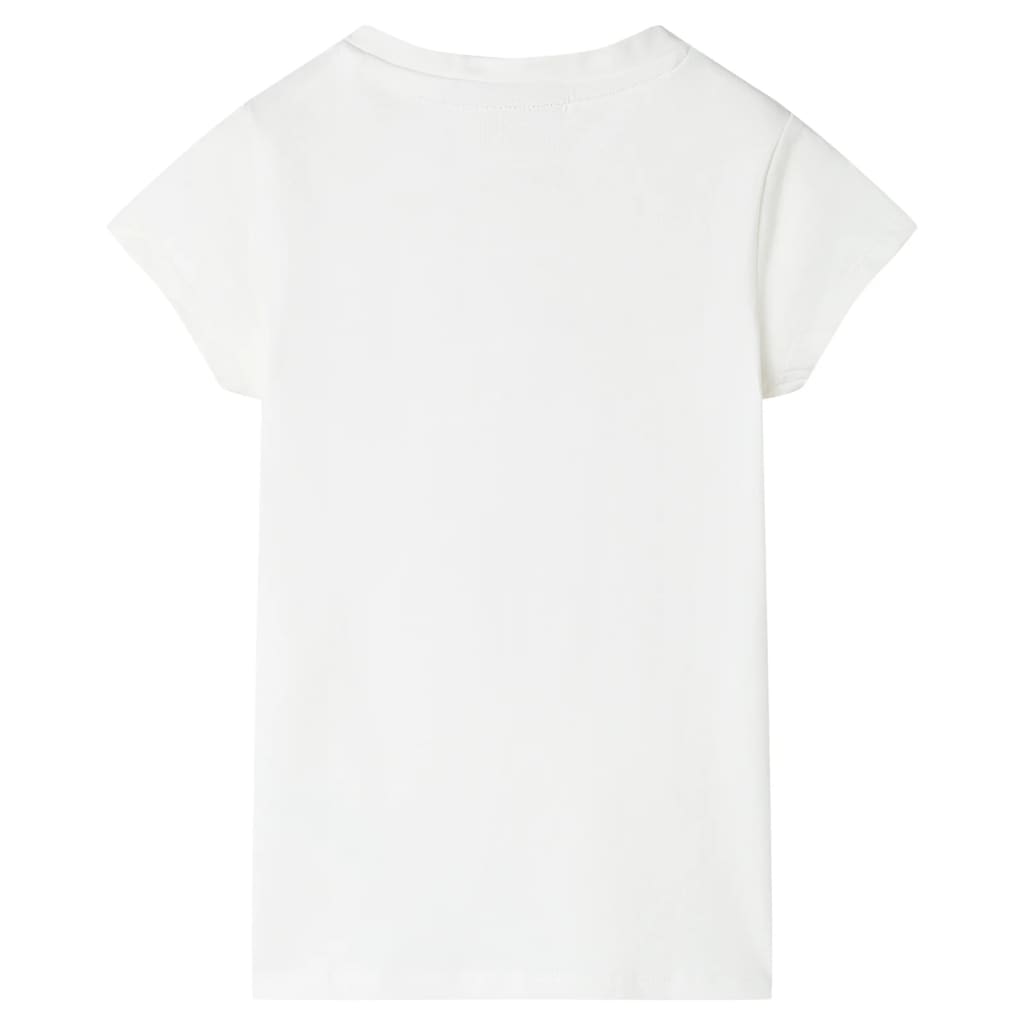 Tricou pentru copii, ecru, 92 GartenMobel Dekor