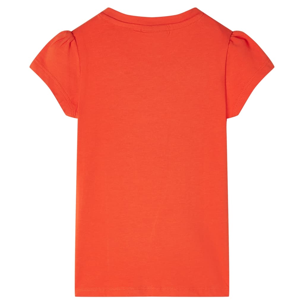Tricou pentru copii, portocaliu închis, 104 GartenMobel Dekor