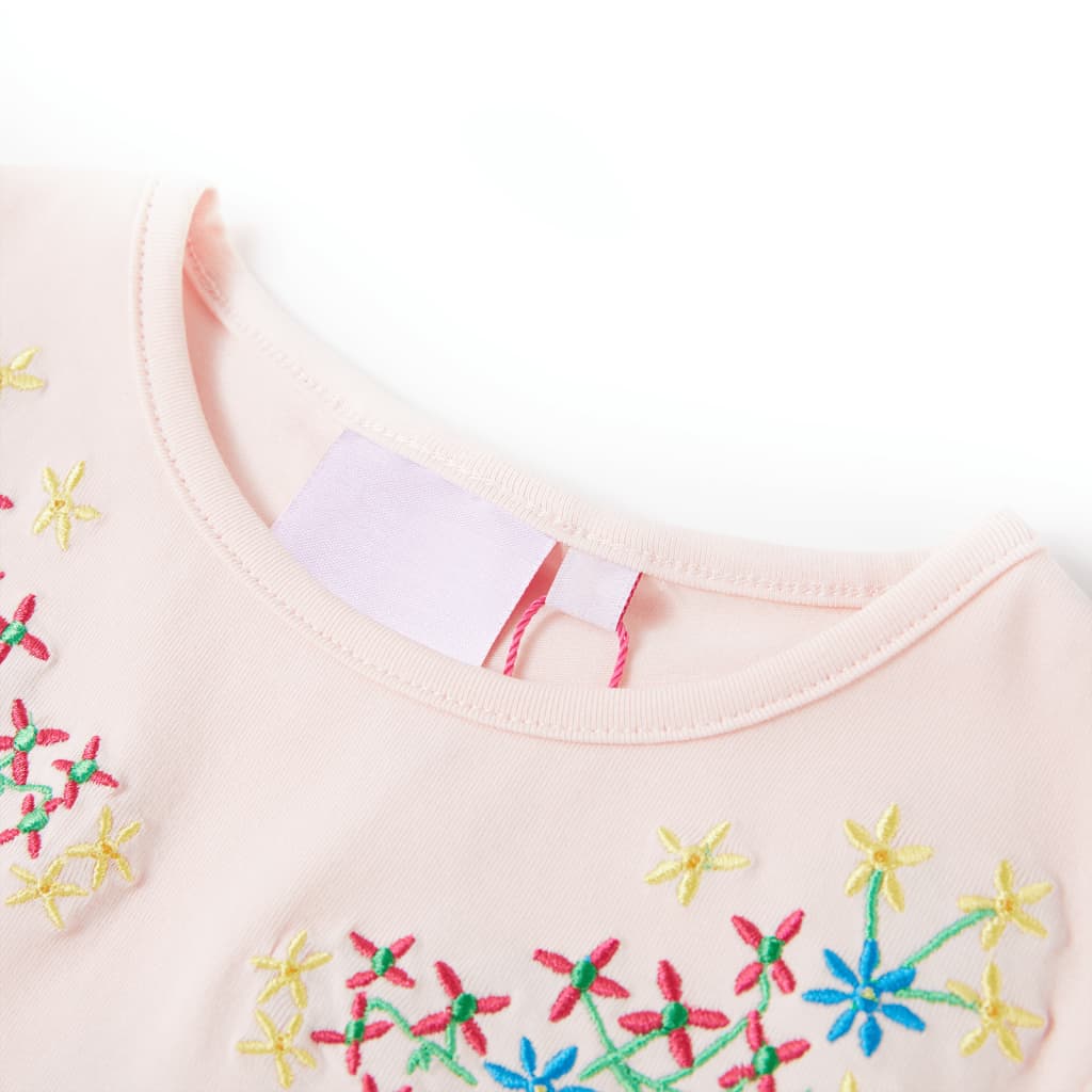 Tricou pentru copii, roz pal, 104 GartenMobel Dekor