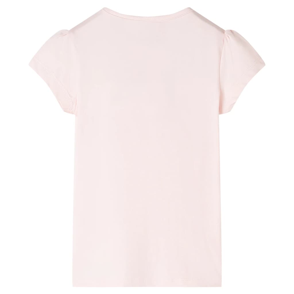 Tricou pentru copii, roz pal, 104 GartenMobel Dekor