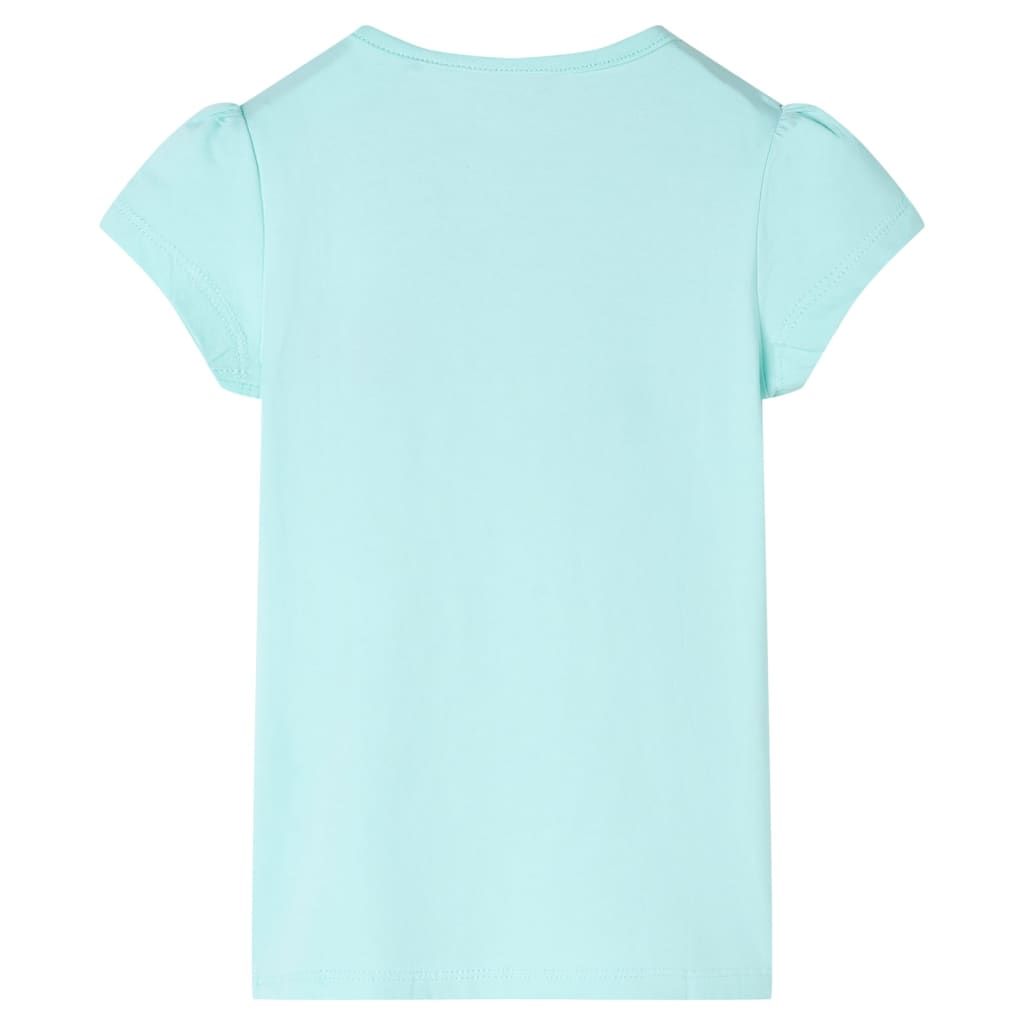 Tricou pentru copii, turcoaz deschis, 104 GartenMobel Dekor