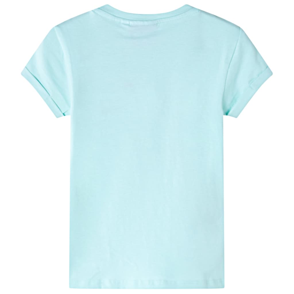 Tricou pentru copii, turcoaz deschis, 104 GartenMobel Dekor
