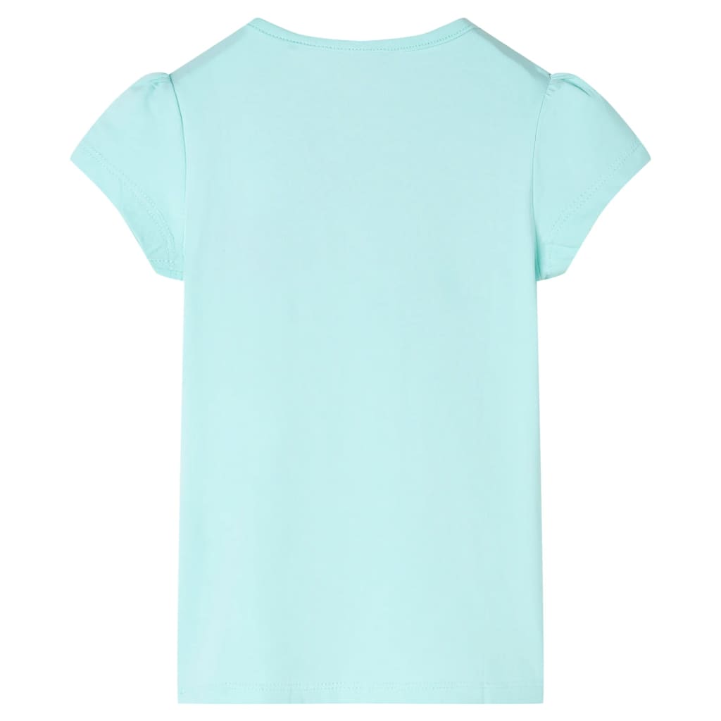 Tricou pentru copii, turcoaz deschis, 92 GartenMobel Dekor