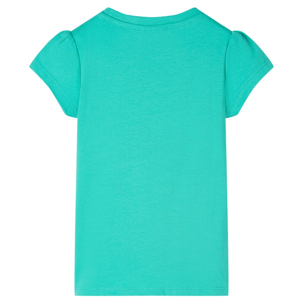 Tricou pentru copii, verde mentă, 128 GartenMobel Dekor