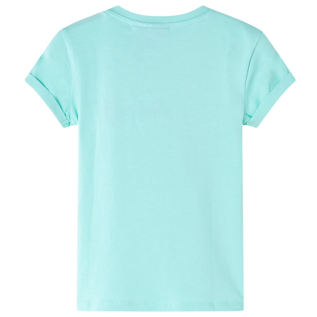 Tricou pentru copii, verde mentă deschis, 92 GartenMobel Dekor