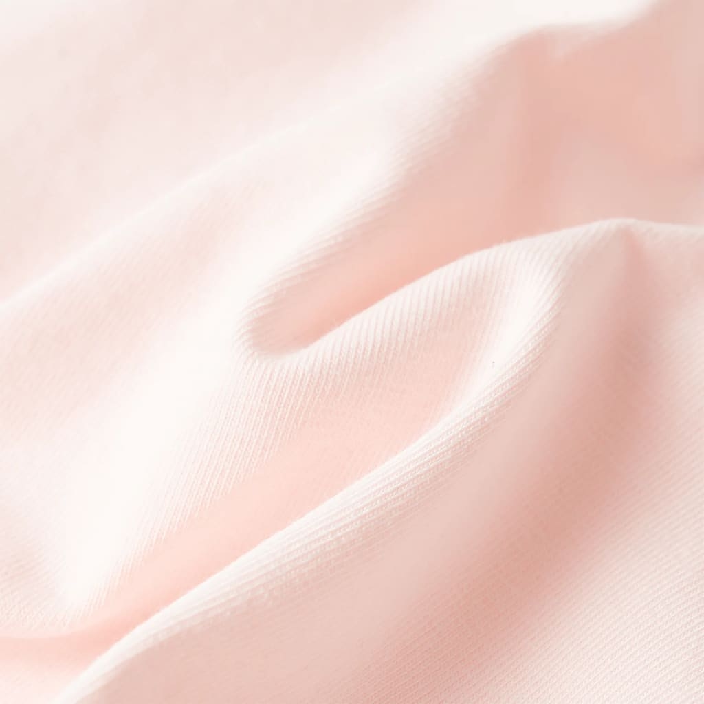Tricou pentru copii cu mâneci cu volane, roz pal, 104 GartenMobel Dekor