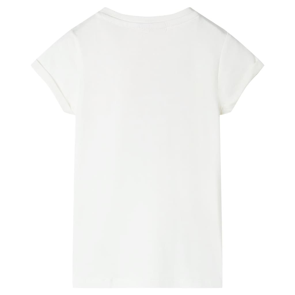 Tricou pentru copii, ecru, 104 GartenMobel Dekor