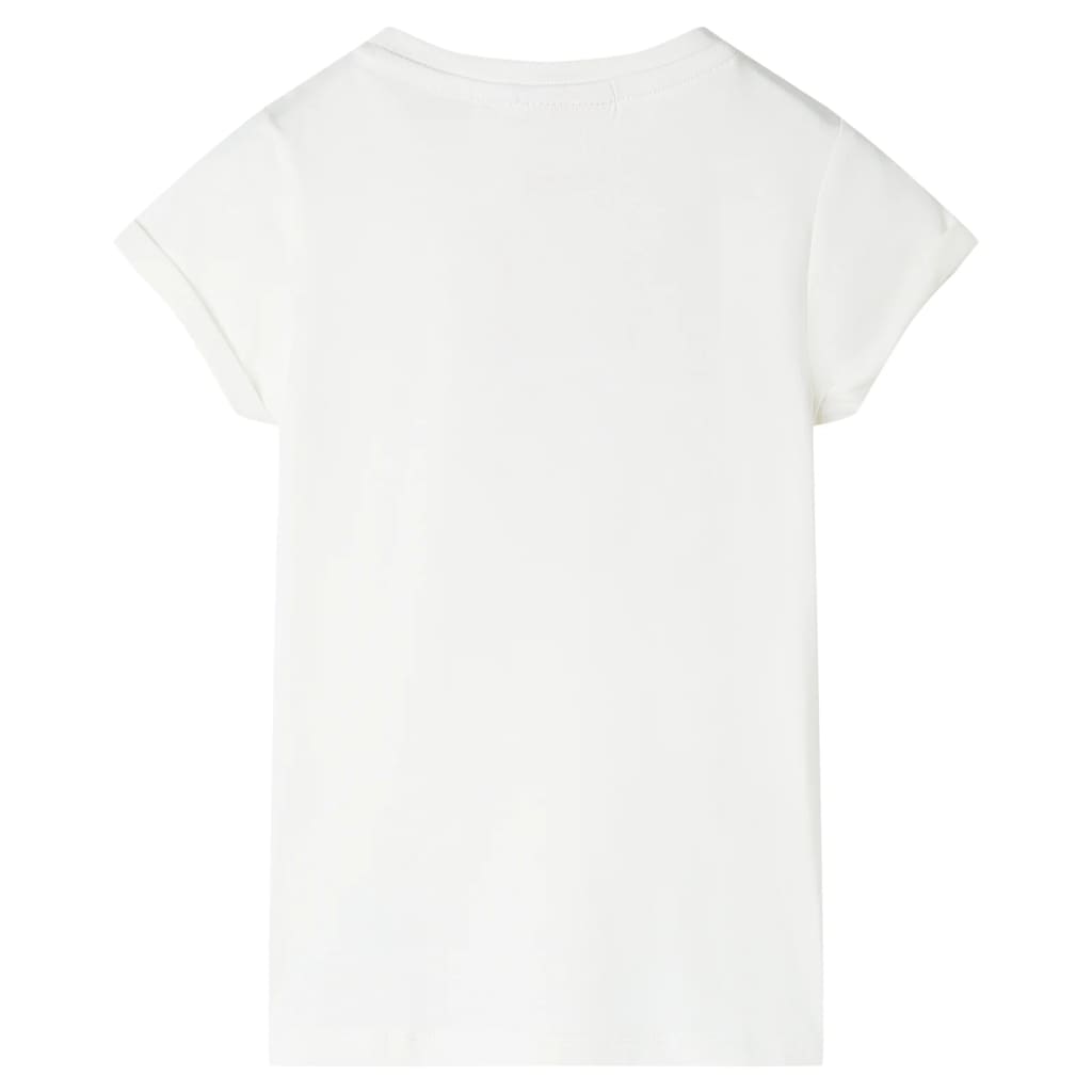 Tricou pentru copii, ecru, 116 GartenMobel Dekor