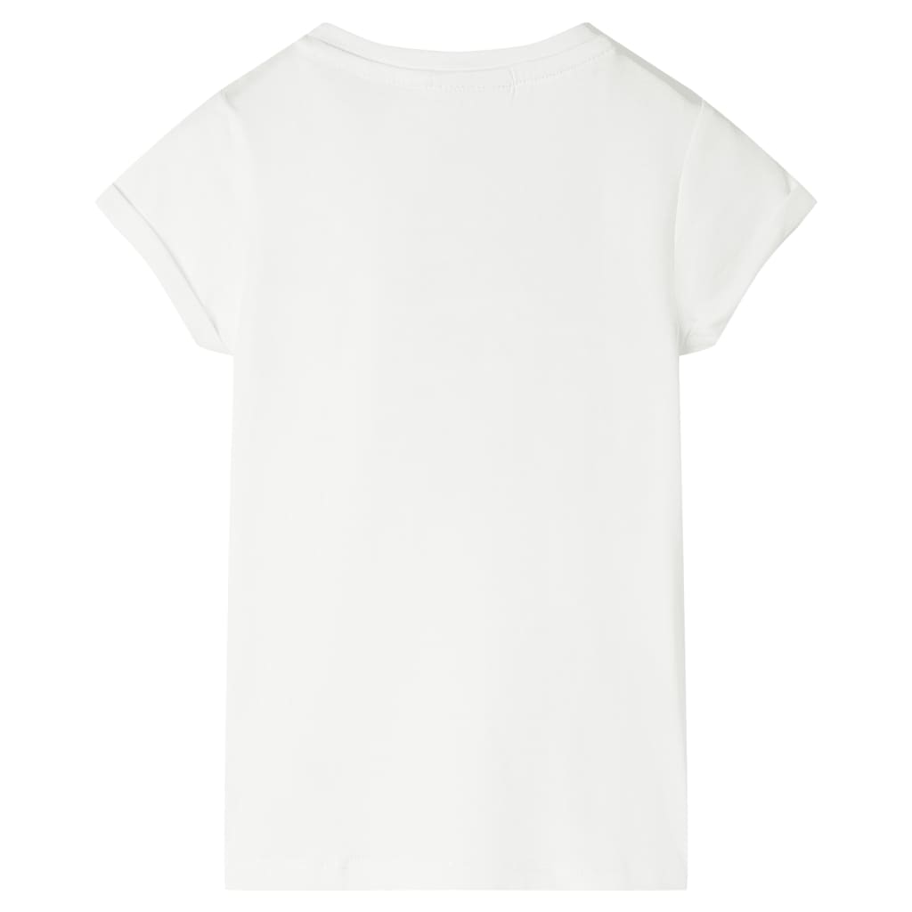 Tricou pentru copii, ecru, 140 GartenMobel Dekor