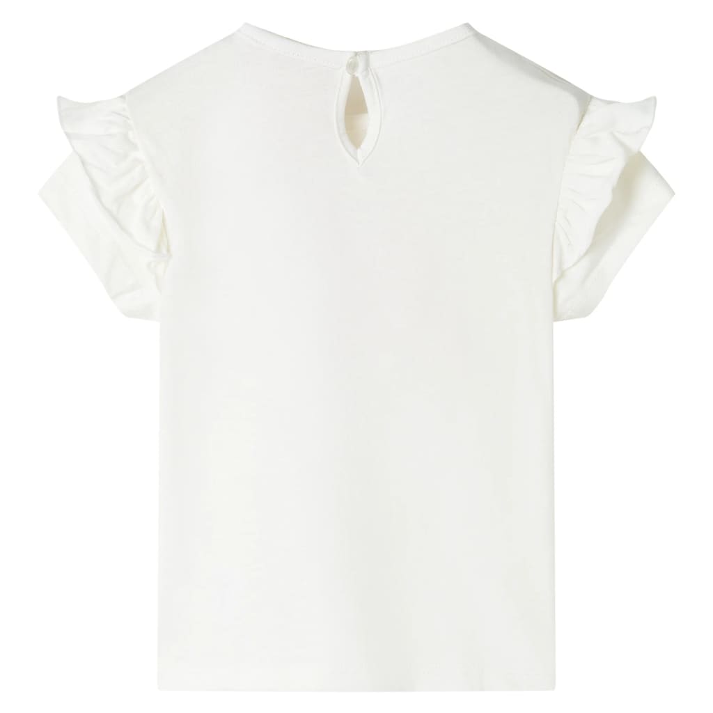 Tricou pentru copii, ecru, 140 GartenMobel Dekor