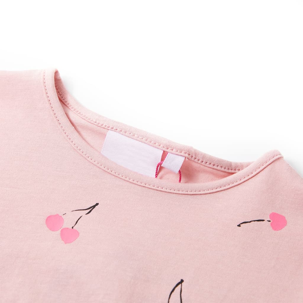 Tricou pentru copii, roz deschis, 104 GartenMobel Dekor