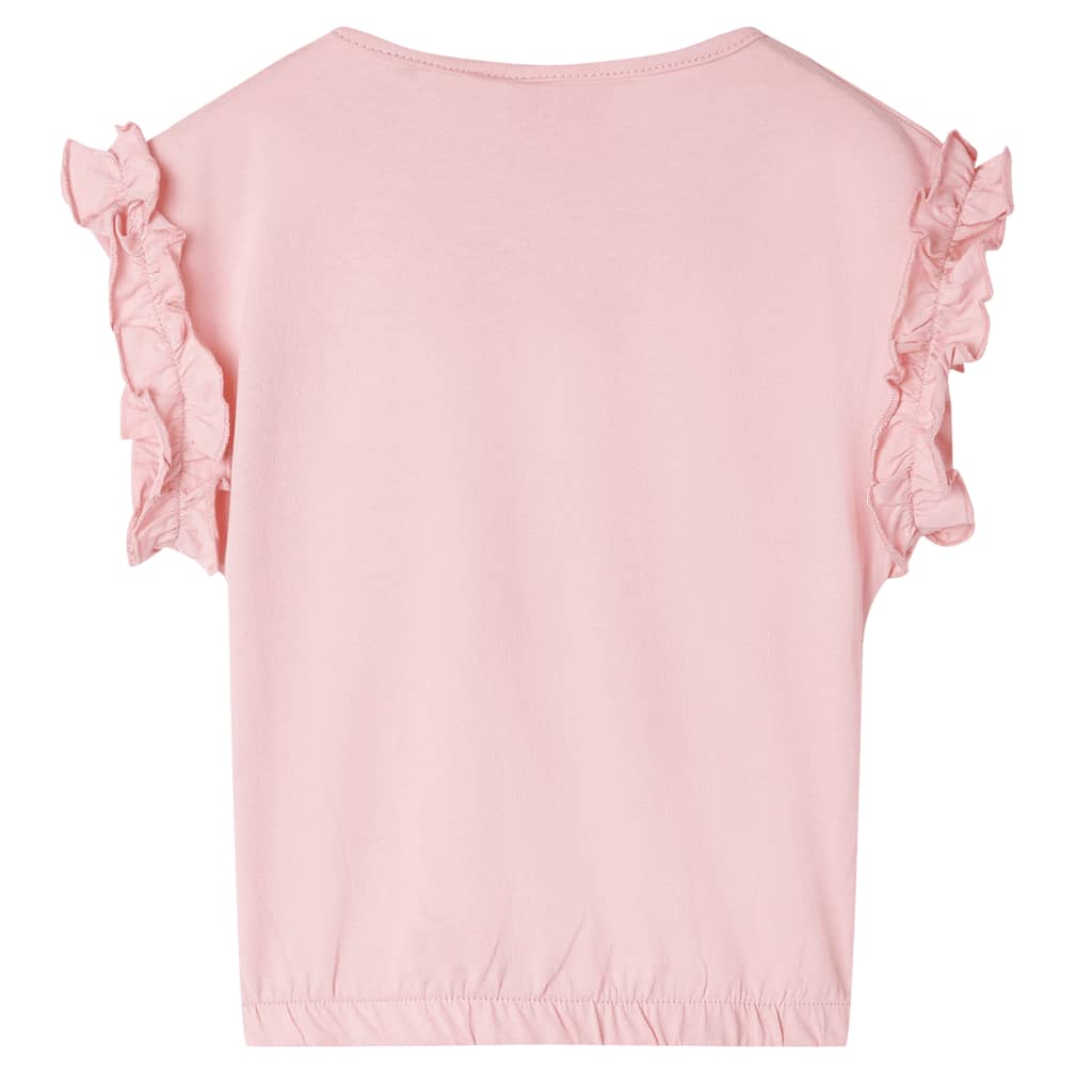 Tricou pentru copii, roz deschis, 128 GartenMobel Dekor